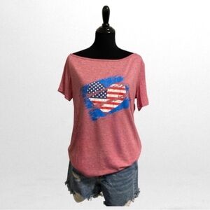 NWT Boutique American Flag  (L)